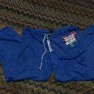 Hard Candy Kids Glittery Blue Joggers